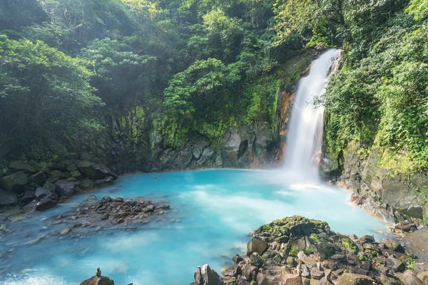 Waterfalls: Rio Celeste Falls, Costa Rica by Matteo Colombo