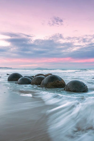 Rocks: Moeraki Boulders, New Zealand by Matteo Colombo