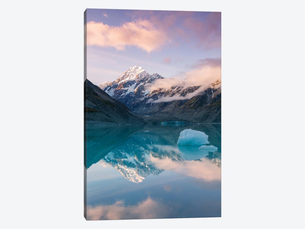 Mt Cook Reflections, New Zealand by Matteo Colombo 1-piece Canvas Artwork