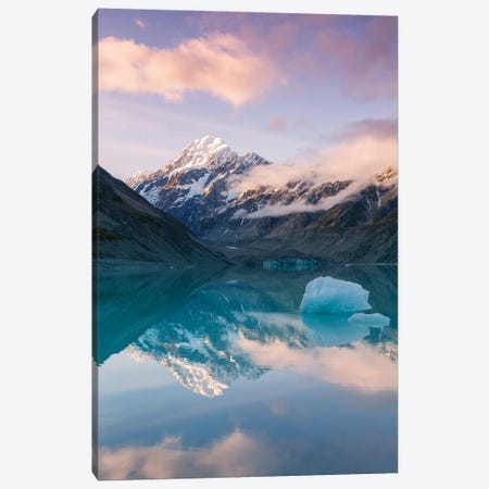 Mt Cook Reflections, New Zealand Canvas Print #TEO1007} by Matteo Colombo Canvas Art