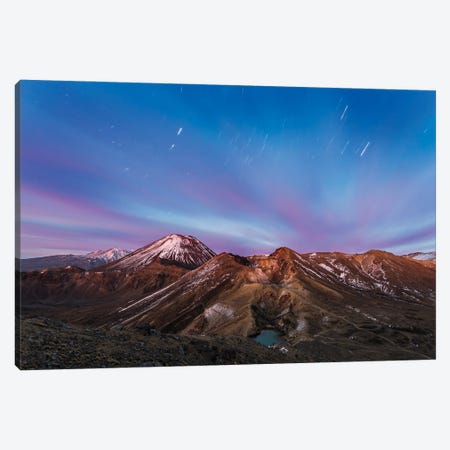 Dawn At The Volcano, New Zealand Canvas Print #TEO1011} by Matteo Colombo Canvas Artwork