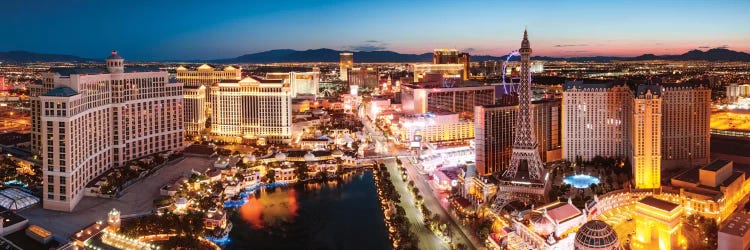 The Las Vegas Strip At Sunrise, Las Vegas, Nevada, USA