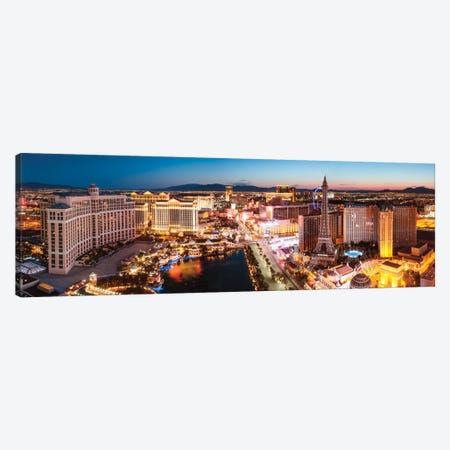 The Las Vegas Strip At Sunrise, Las Vegas, Nevada, USA Canvas Print #TEO101} by Matteo Colombo Canvas Art Print
