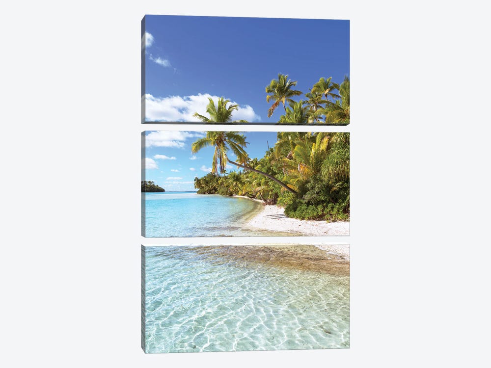 The Perfect Beach, Cook Islands by Matteo Colombo 3-piece Canvas Art