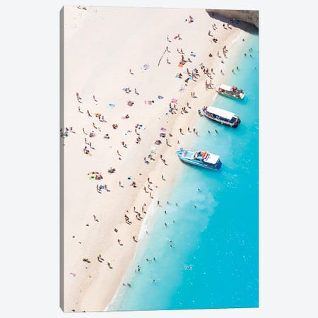 Relax At The Beach I Canvas Print #TEO1033} by Matteo Colombo Canvas Art