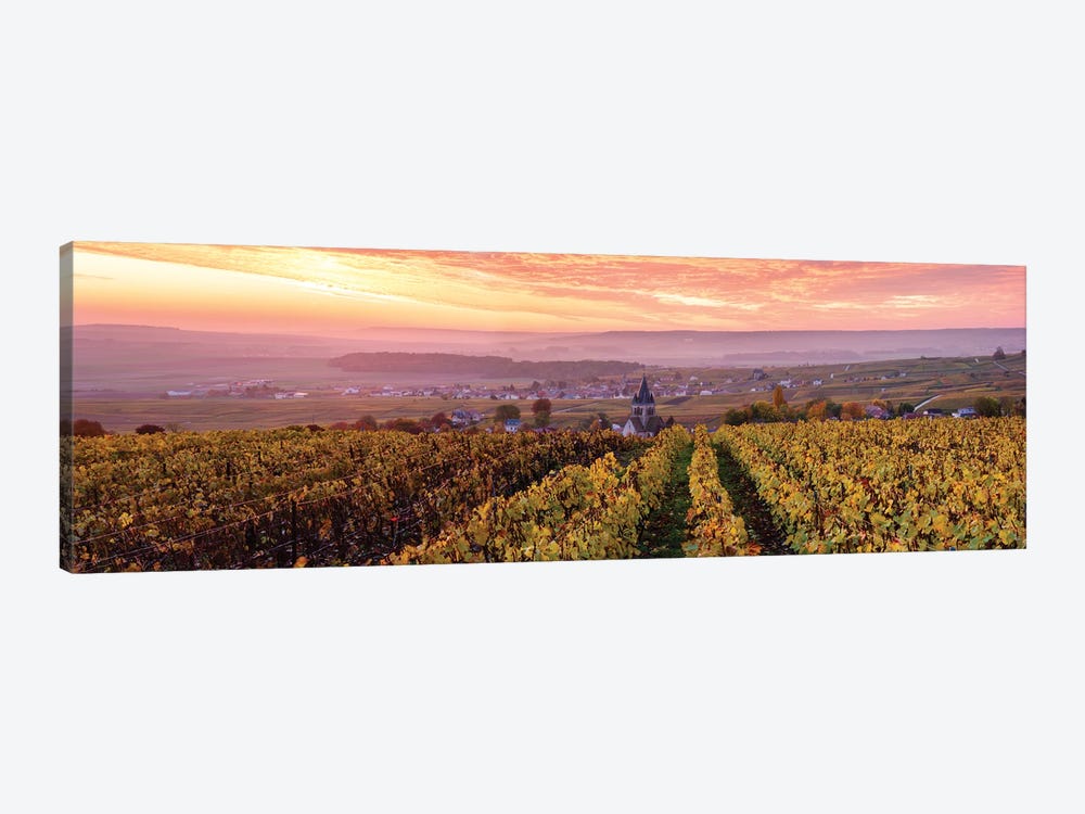 Sunrise On Champagne, France I by Matteo Colombo 1-piece Canvas Artwork