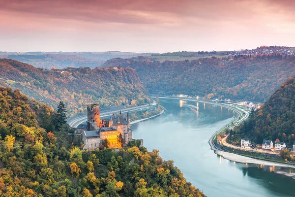 Castles & Palaces: Romantic Rhine, Germany II by Matteo Colombo