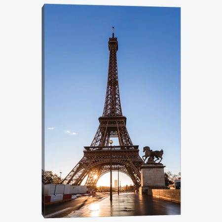 First Light In Paris Canvas Print #TEO1047} by Matteo Colombo Canvas Wall Art