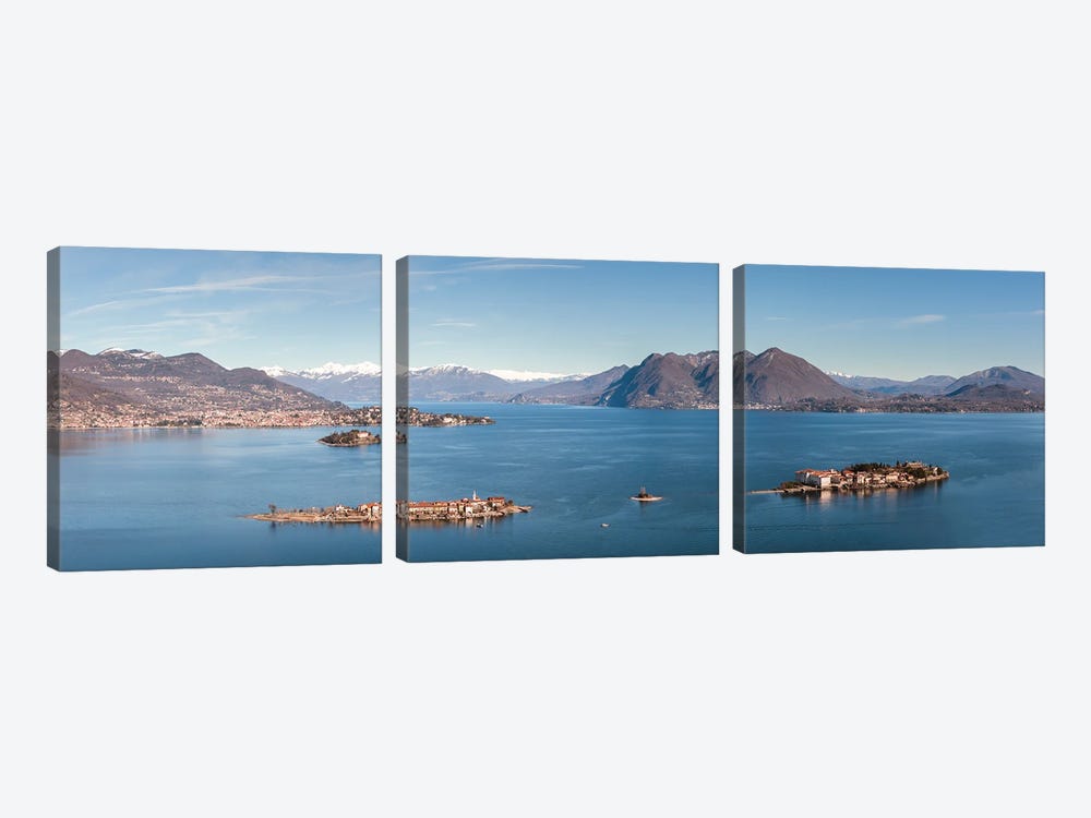 Lake Maggiore, Italy I by Matteo Colombo 3-piece Canvas Art