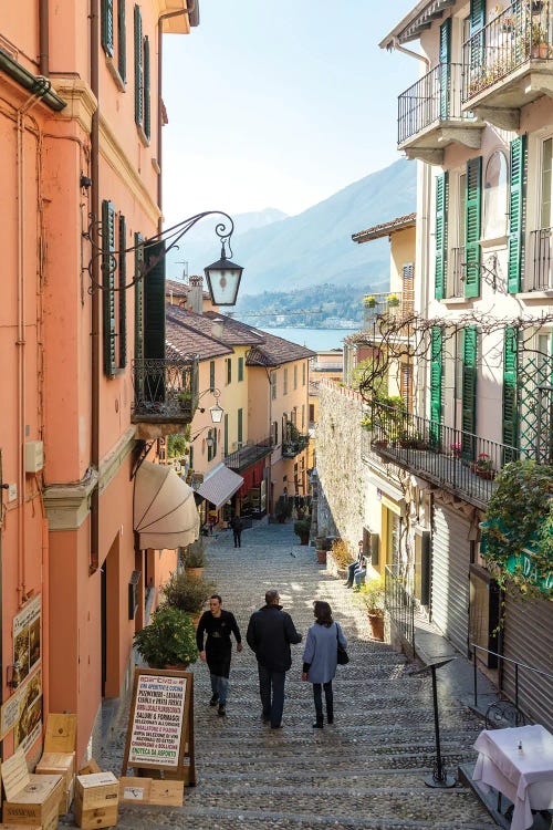 In The Streets Of Bellagio, Italy