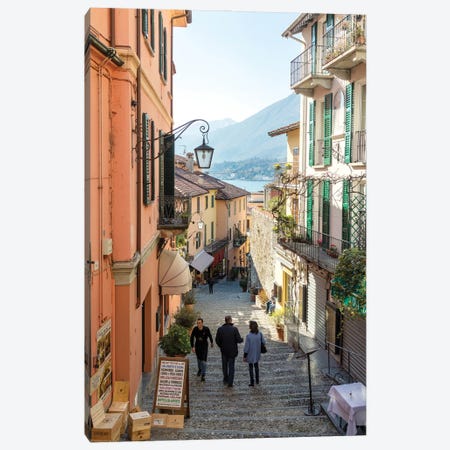 In The Streets Of Bellagio, Italy Canvas Print #TEO1054} by Matteo Colombo Canvas Print