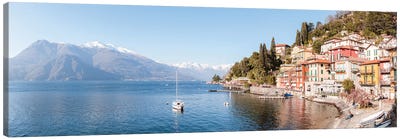 Lake Como, Italy I Canvas Art Print - Urban River, Lake & Waterfront Art
