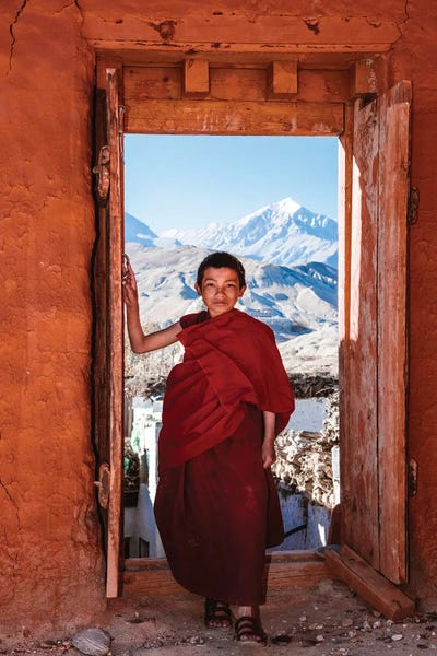 The Himalayas: Novice Monk, Nepal II by Matteo Colombo