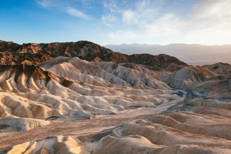 Zabriskie Point At Sunset, Death Valley National Park, California, USA