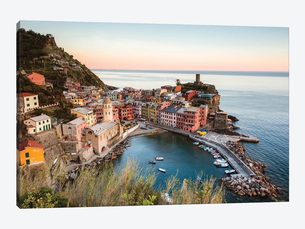 Cinque Terre Sunset II by Matteo Colombo 1-piece Canvas Wall Art
