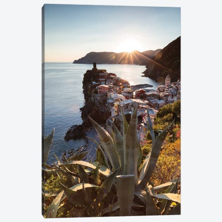 Cinque Terre Sunset IV Canvas Print #TEO1074} by Matteo Colombo Art Print