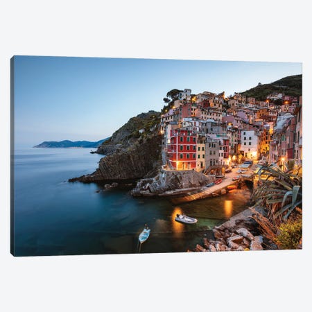 Cinque Terre Sunset V Canvas Print #TEO1075} by Matteo Colombo Art Print
