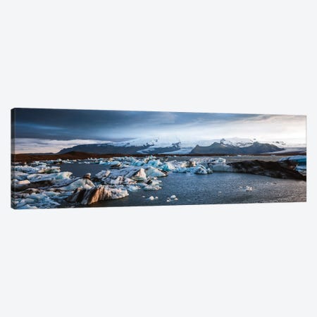 Glacial Lagoon, Iceland II Canvas Print #TEO1082} by Matteo Colombo Canvas Print