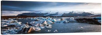 Glacial Lagoon, Iceland II Canvas Art Print - Glacier & Iceberg Art