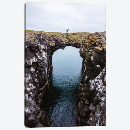 On The Coast Of Iceland Canvas Print #TEO1084} by Matteo Colombo Canvas Wall Art