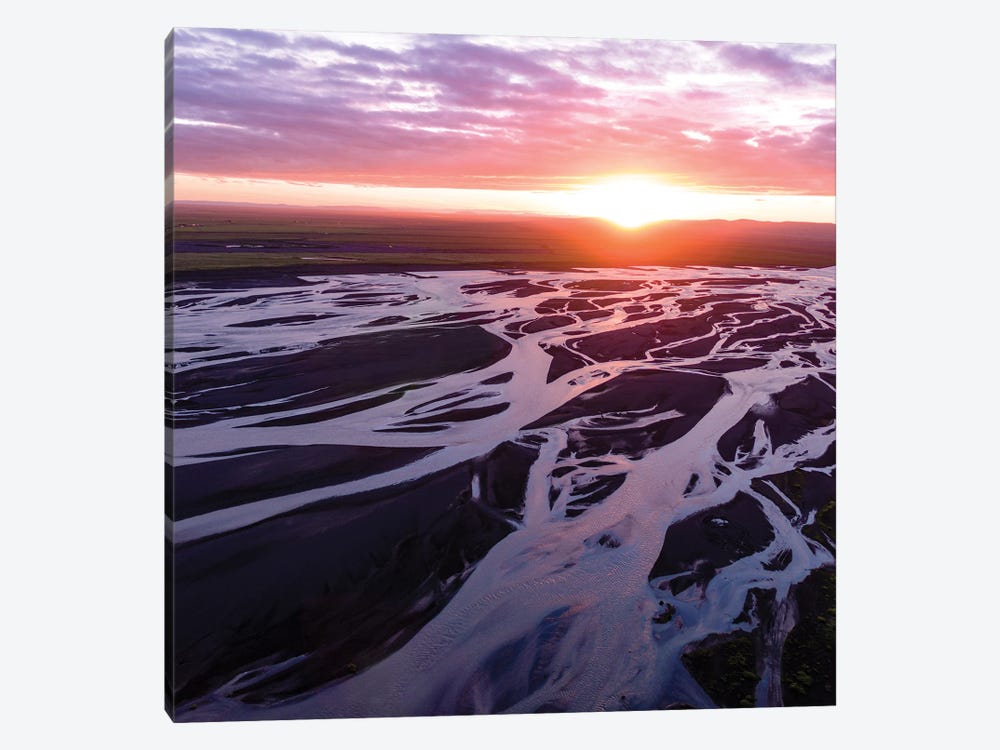 Midnight Sunset, Iceland II by Matteo Colombo 1-piece Art Print