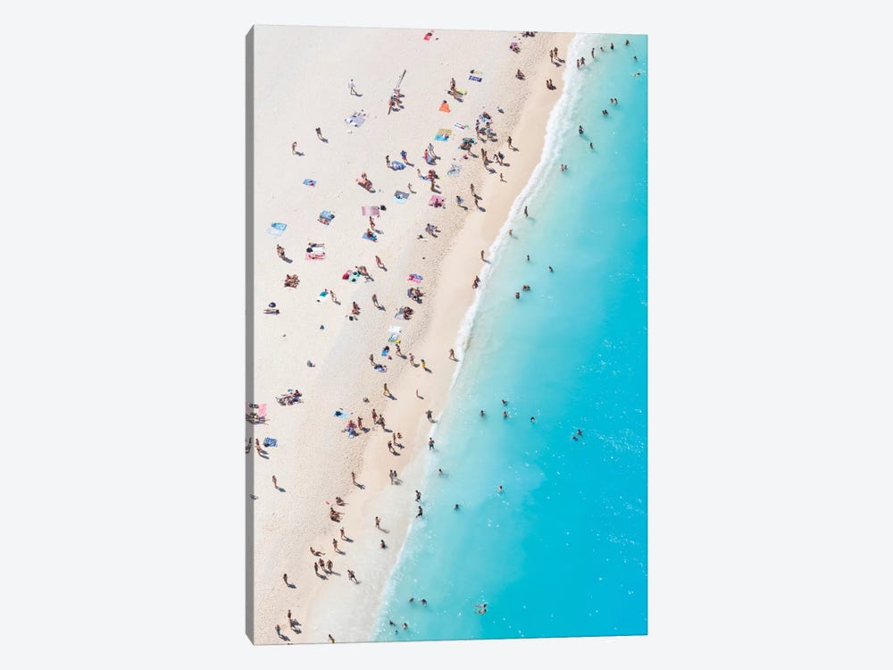 Aerial View Of Myrtos Beach VIII, Cephalonia, Ionian Islands, Greece by Matteo Colombo 1-piece Canvas Art Print