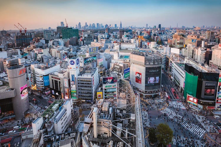 First Light Over Tokyo, Japan