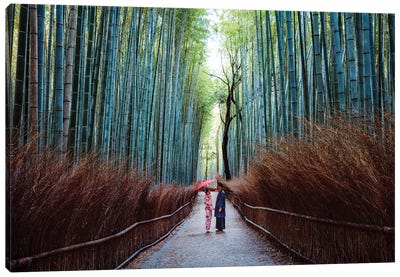 From Japan With Love Canvas Art Print - Bamboo Art