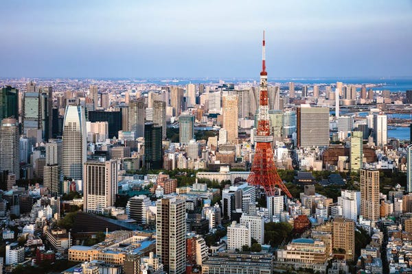 Tokyo: Tokyo Skyline I by Matteo Colombo