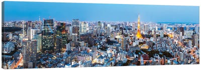 Tokyo Skyline II Canvas Art Print - Tokyo Art