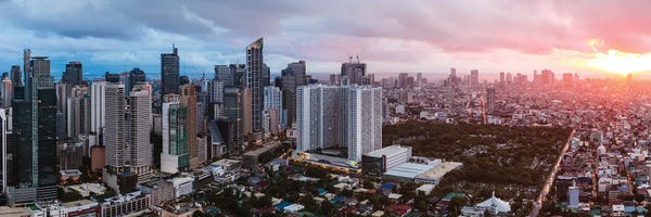 Philippines: Makati Skyline, Manila by Matteo Colombo