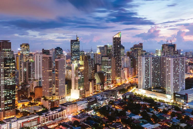 Manila At Night, Philippines