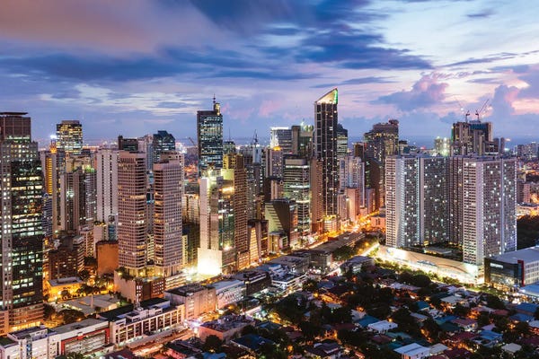 Philippines: Manila At Night, Philippines by Matteo Colombo