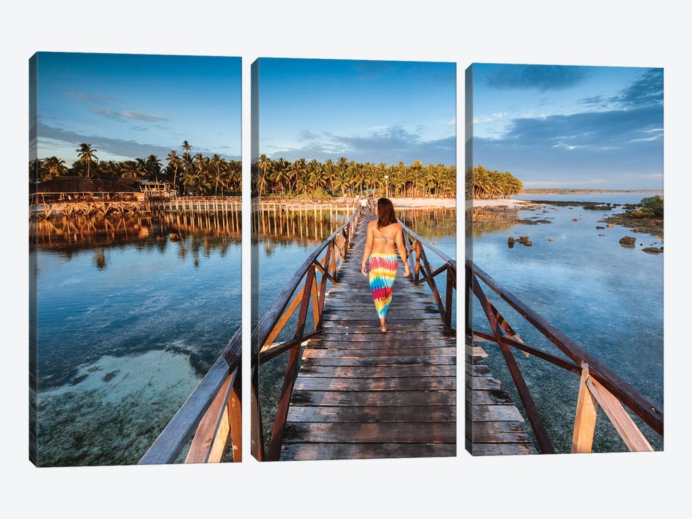 Cloud 9, Siargao by Matteo Colombo 3-piece Canvas Print