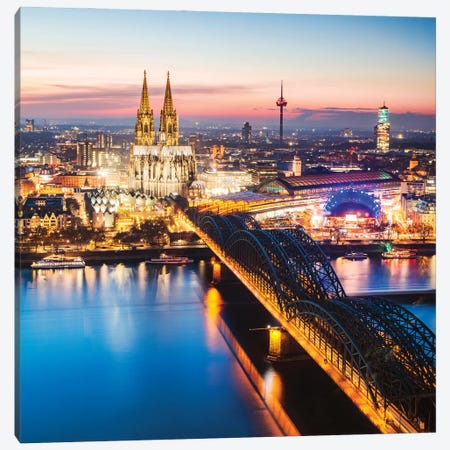 Cologne, Germany III Canvas Print #TEO1122} by Matteo Colombo Canvas Artwork