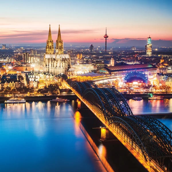 City Sunrises & Sunsets: Cologne, Germany III by Matteo Colombo
