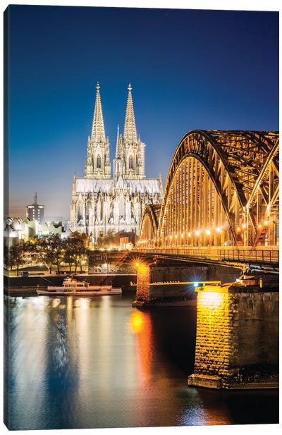 Cologne, Germany V Canvas Art Print - Churches & Places of Worship
