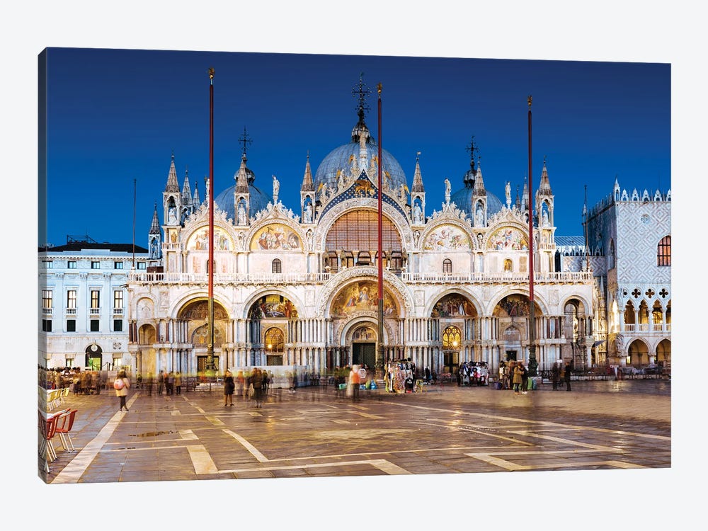 San Marco At Night, Venice by Matteo Colombo 1-piece Canvas Art