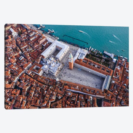 San Marco From Above, Venice Canvas Print #TEO1130} by Matteo Colombo Art Print