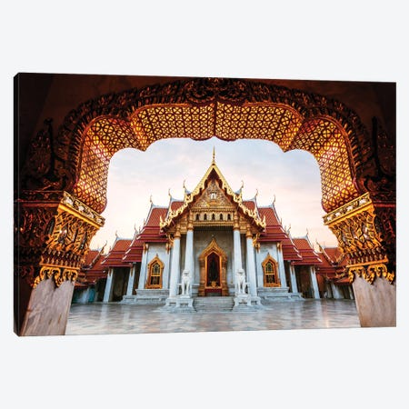 The Marble Temple, Bangkok Canvas Print #TEO1131} by Matteo Colombo Canvas Art Print