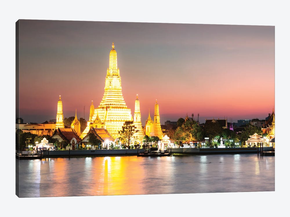 Temple Of Dawn, Bangkok by Matteo Colombo 1-piece Canvas Print