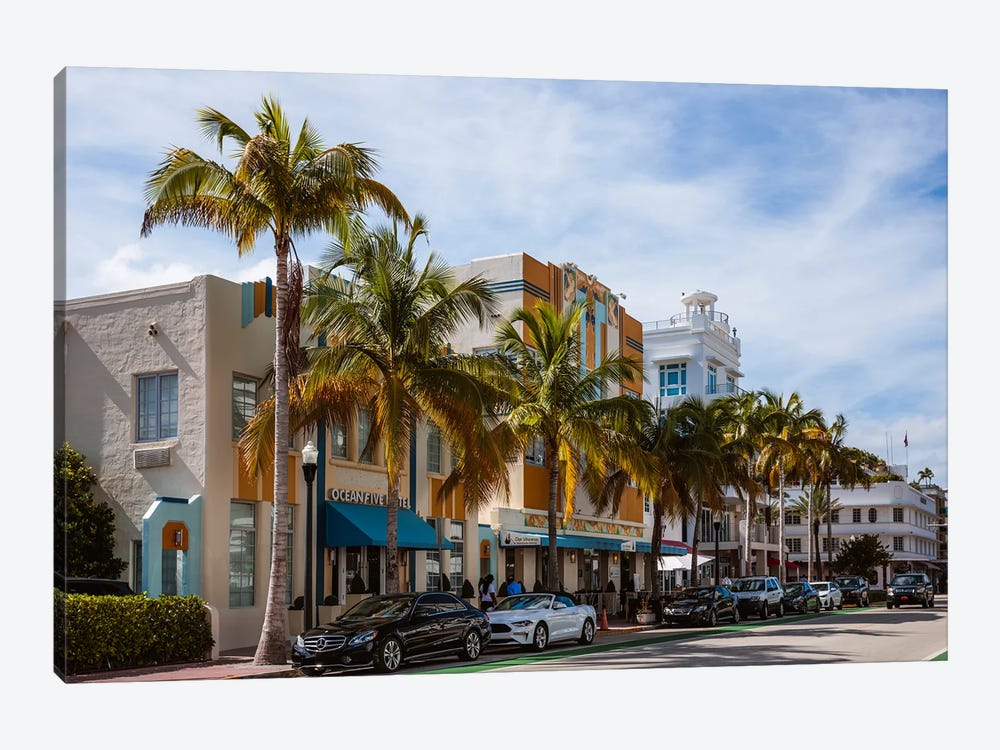 Ocean Drive, Miami I by Matteo Colombo 1-piece Canvas Art