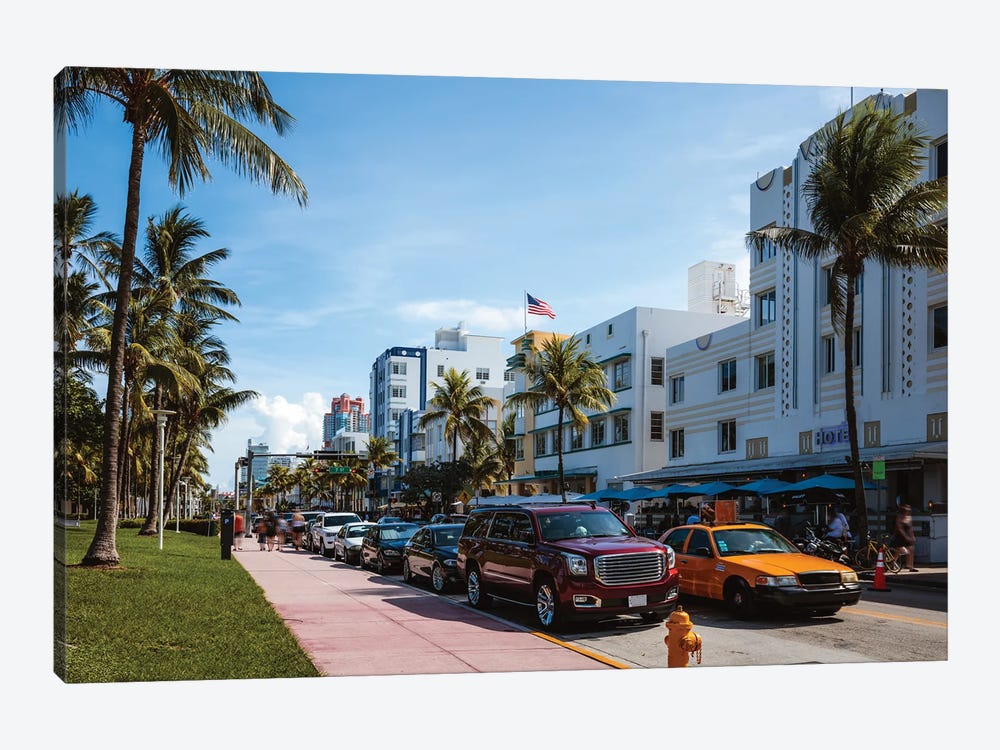 Ocean Drive, Miami II by Matteo Colombo 1-piece Canvas Print