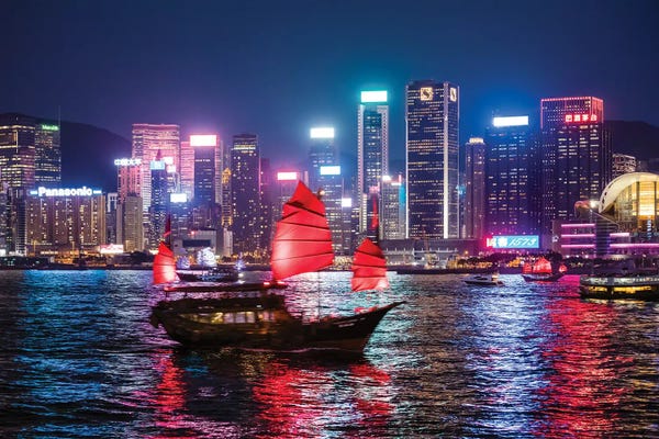 China: Victoria Harbor, Hong Kong by Matteo Colombo