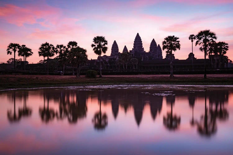 Dawn At Angkor, Cambodia