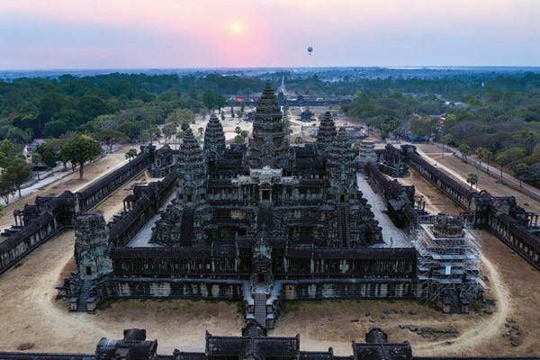 Ancient Ruins: Sunset Over Angkor Wat III by Matteo Colombo