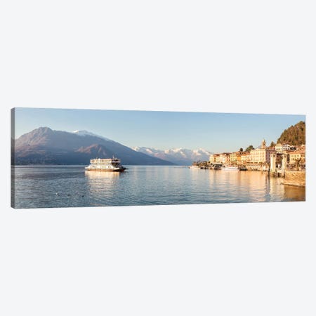 Bellagio Panoramic, Como Lake, Italy Canvas Print #TEO117} by Matteo Colombo Art Print