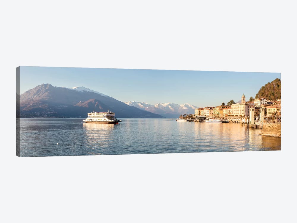 Bellagio Panoramic, Como Lake, Italy by Matteo Colombo 1-piece Canvas Print