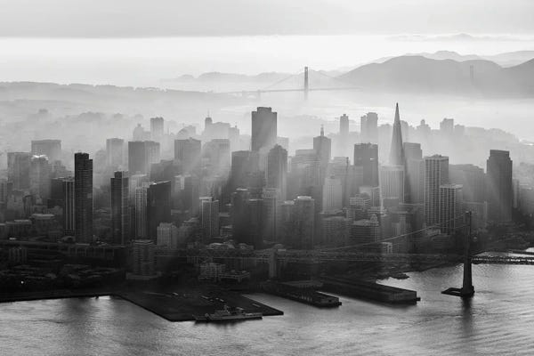 Aerial Photography: Vintage San Francisco by Matteo Colombo