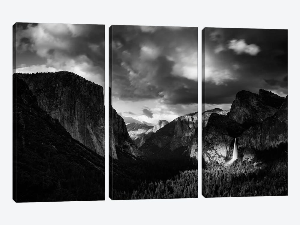Sunset At Yosemite by Matteo Colombo 3-piece Canvas Artwork